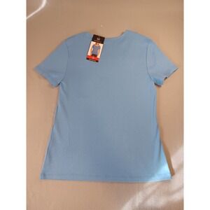 Rafaella Short Sleeve top XS Azure Blue
